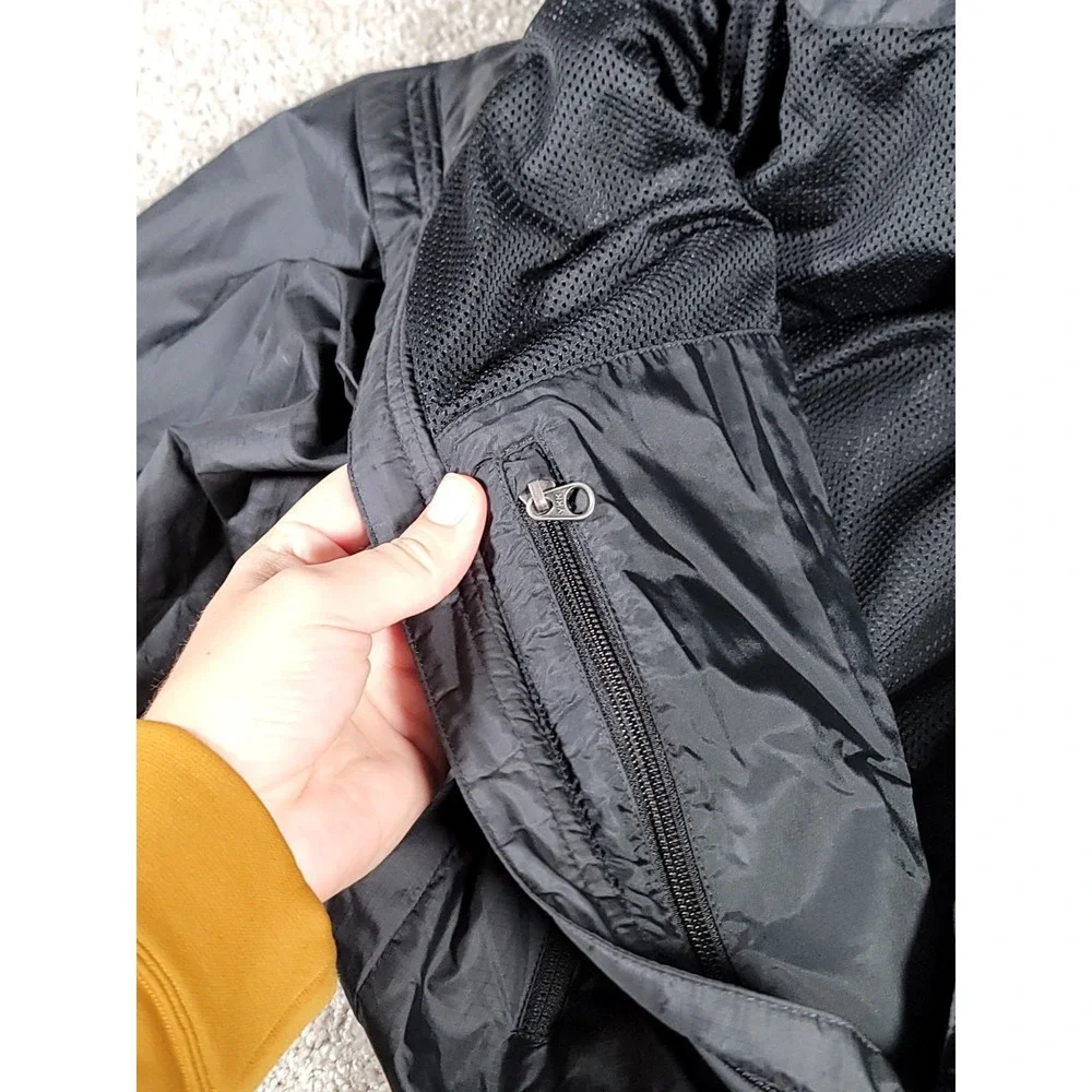 The North Face Jacket Size XL Black Mens Hooded Ski Full Zip Outdoors Trail Hike